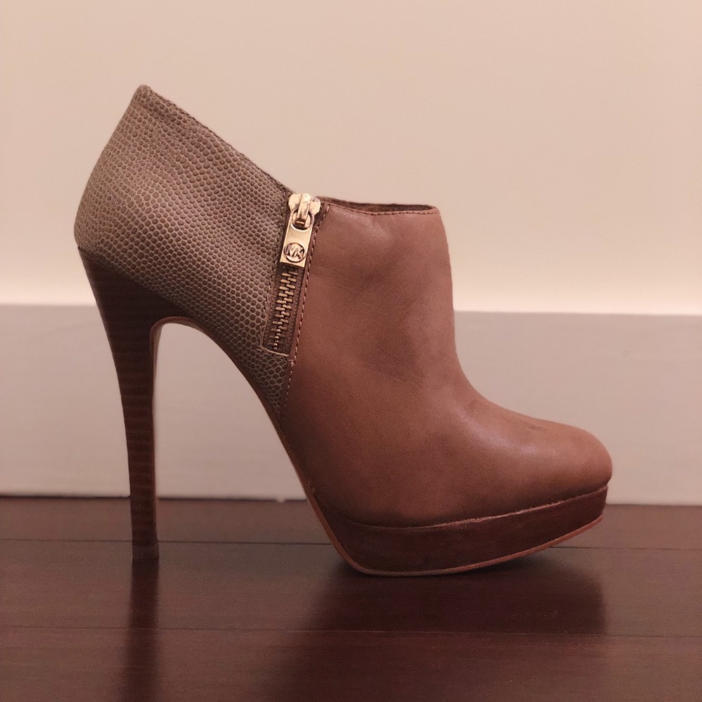 MK Heeled Stiletto Booties